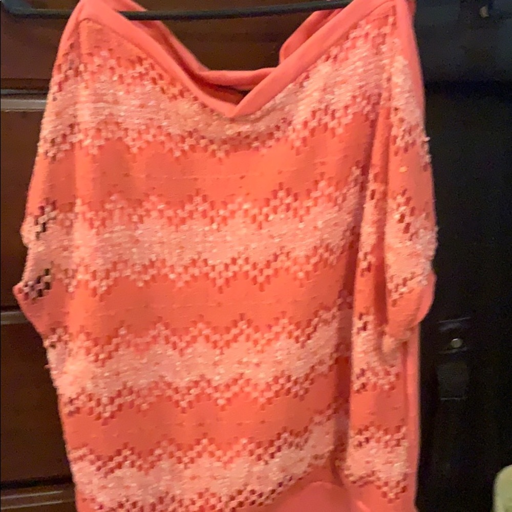 Heart and soul cute orange top